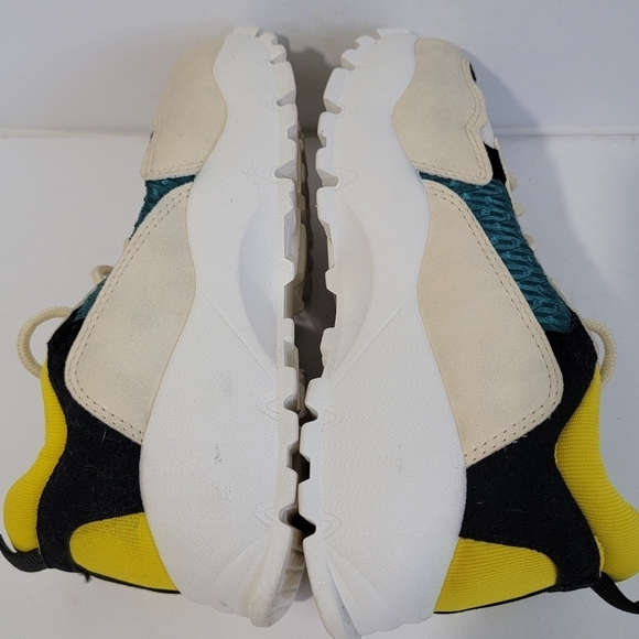 Jessica Carlife SIDNEY Womens Sneaker Sz 7 Green Yellow White Chunky Athleisure - Picture 6 of 12